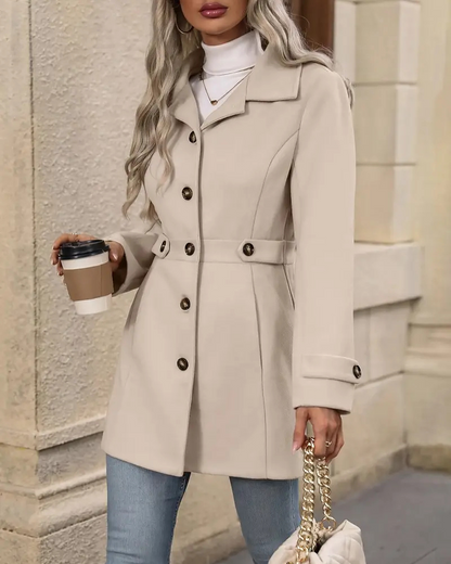 Elena™ | Elegante Getailleerde Manteljas