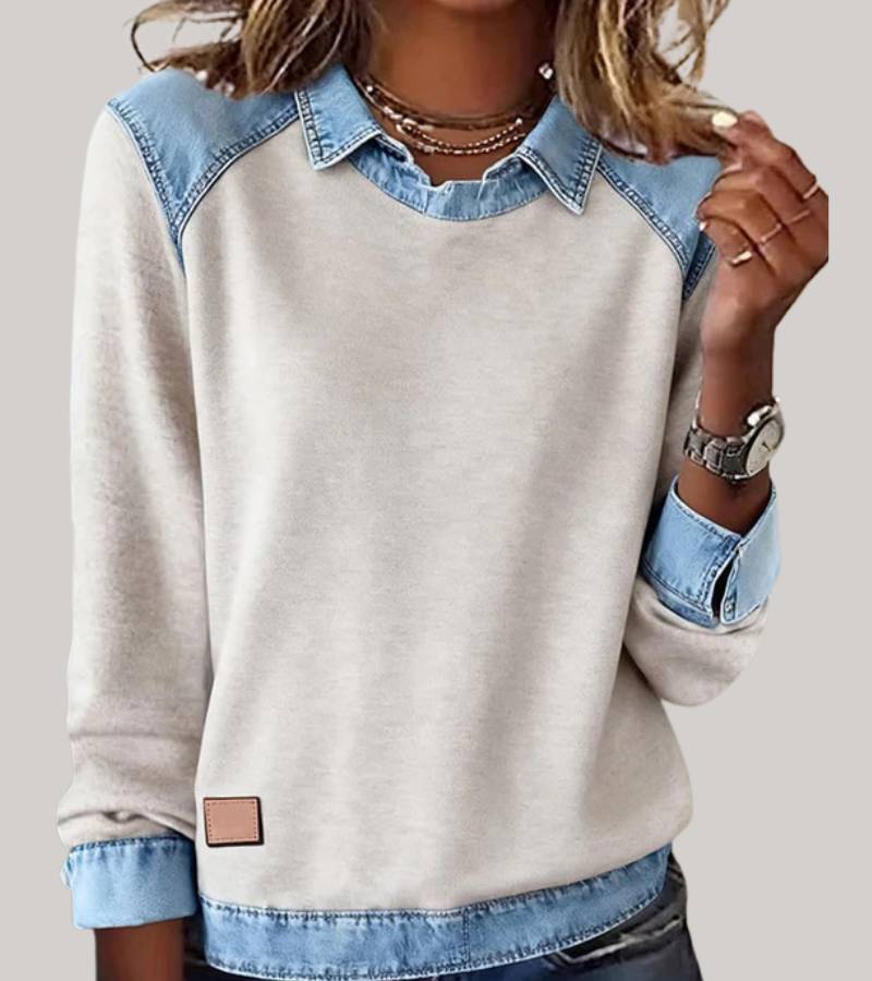 Nomi™ | Comfortabele Denim Trui