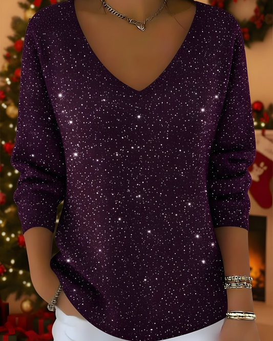 Leni™ | Elegante Glitter Gebreide Trui