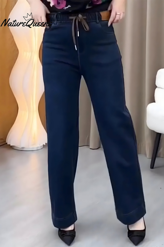 Tyla™ | Casual Katoenen Stretch Broek Met Elastische Tailleband