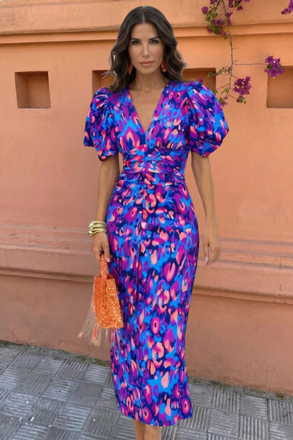 Mirae™ | Elegante midi Jurk