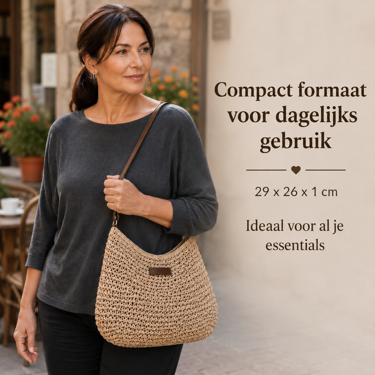 Noor™ | Elegante Geweven Schoudertas