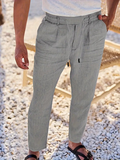 Rens™ | Casual Broek Met Koord