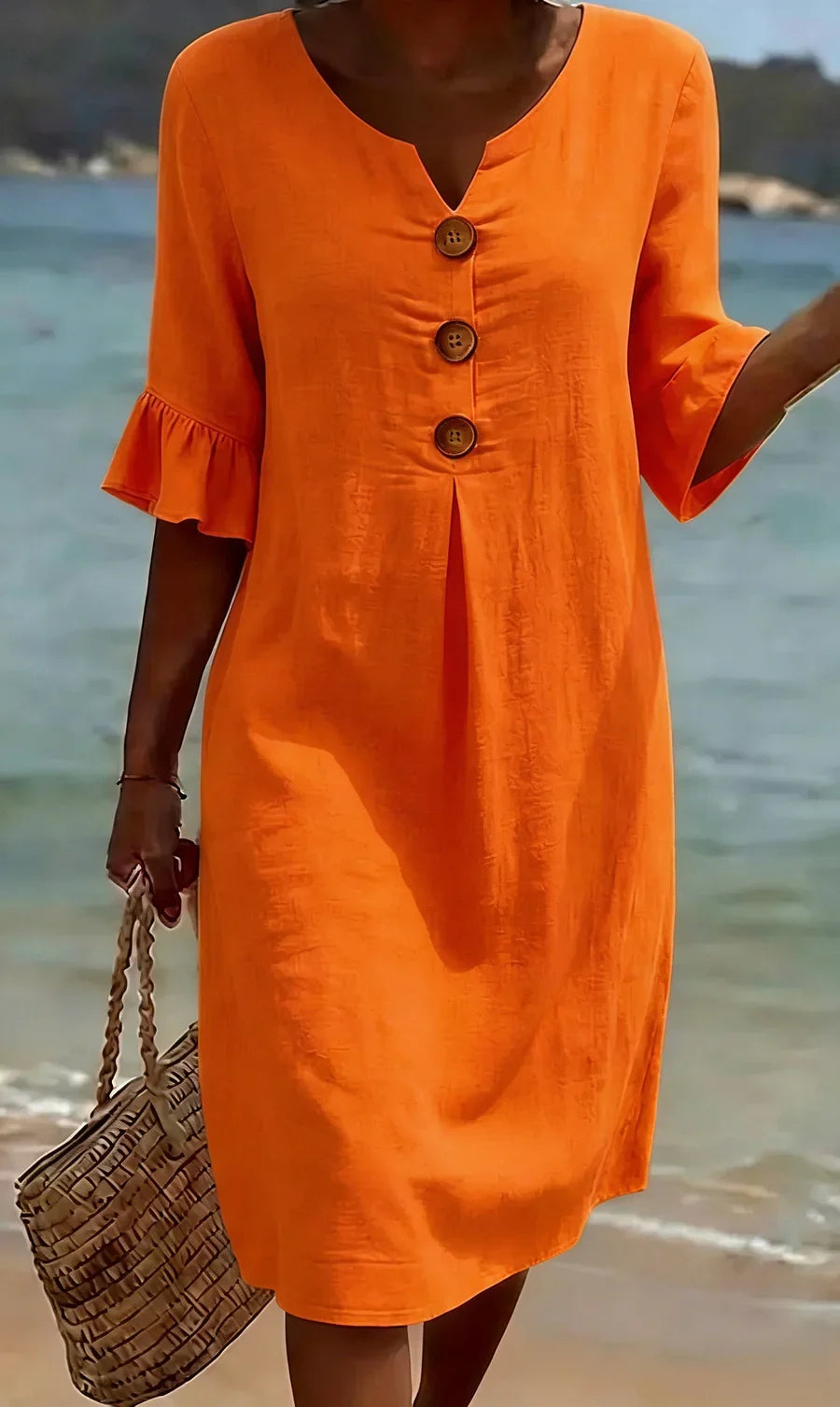 Nelia™ | Luchtige Midi Jurk Voor De Zomer