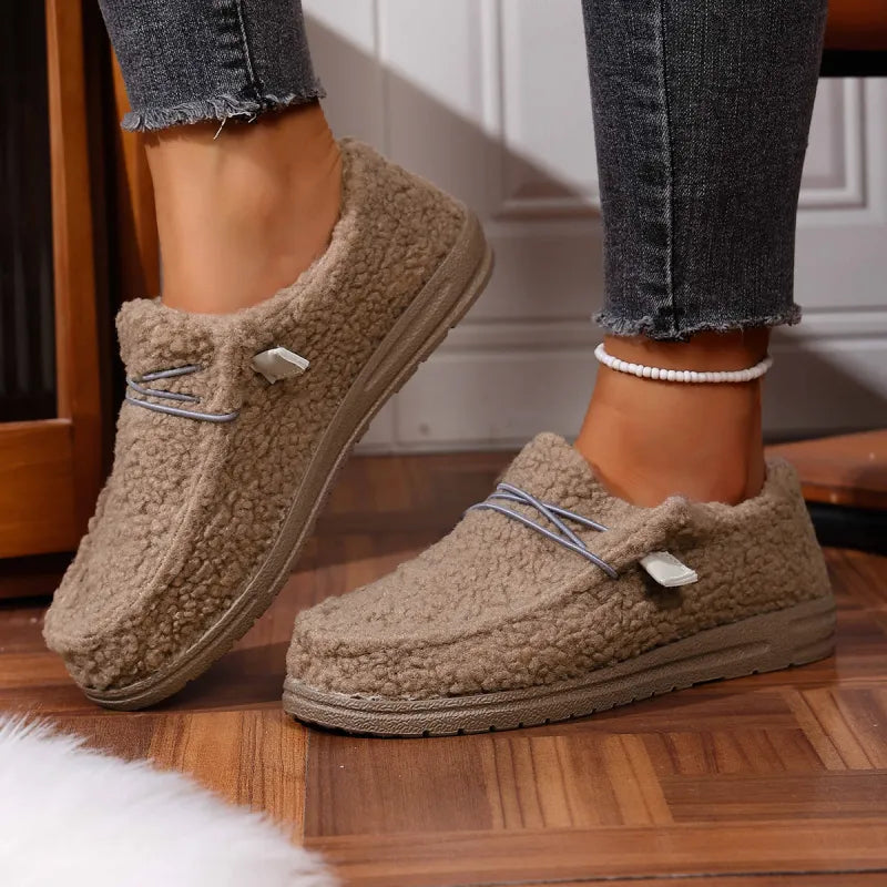 Luna™ | Warme Teddy Slippers