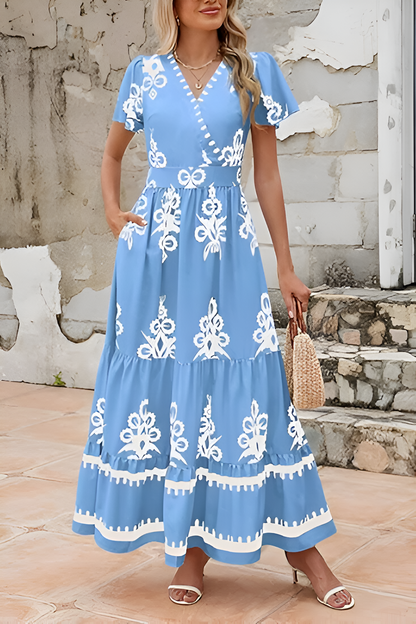 Lisa™ | Boho Mouwloze Maxi-jurk