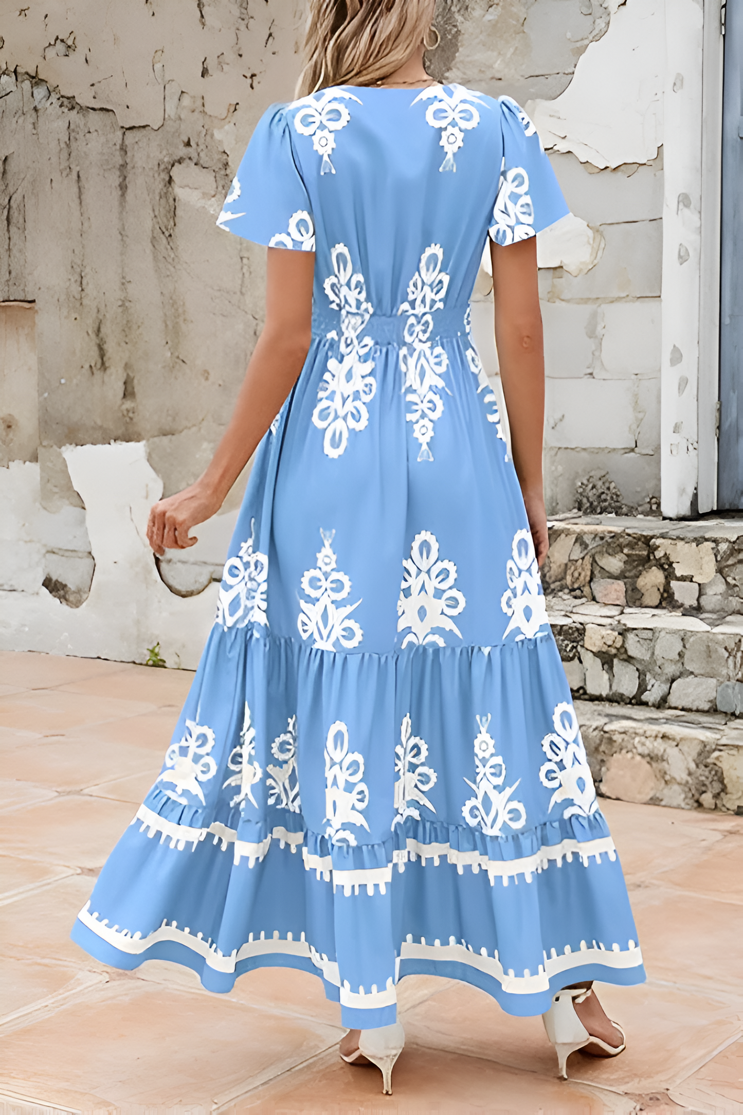Lisa™ | Boho Mouwloze Maxi-jurk