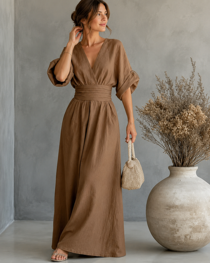 Noémie™ | Elegante Wikkel Jumpsuit