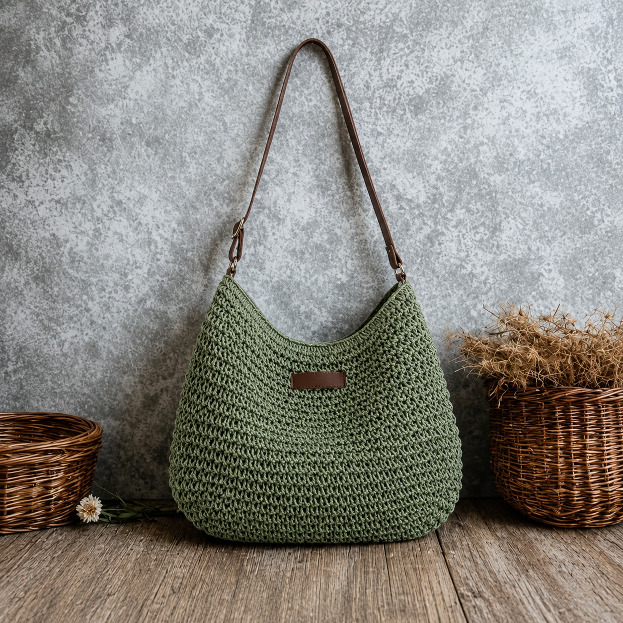 Noor™ | Elegante Geweven Schoudertas