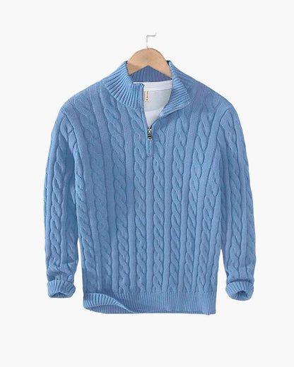 Eamon™ | Klassieke gebreide half-zip trui