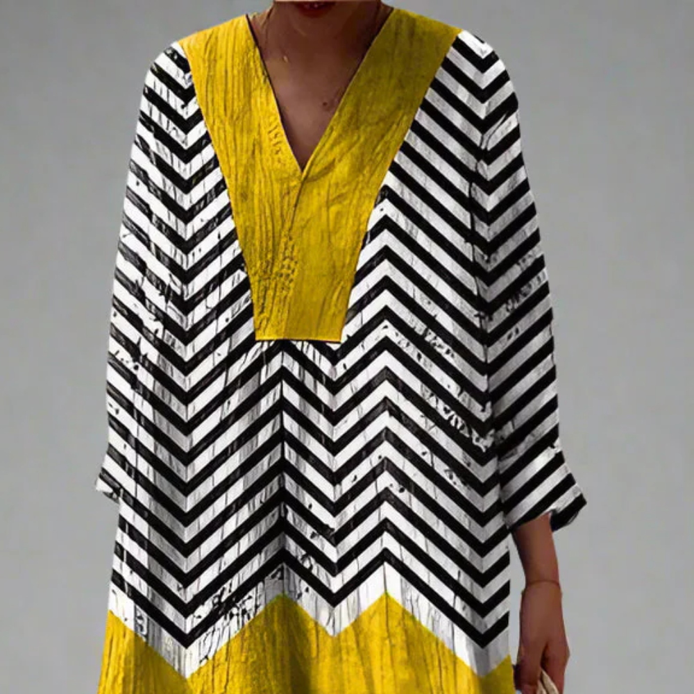 Rila™ | Chique Boho Midi Jurk
