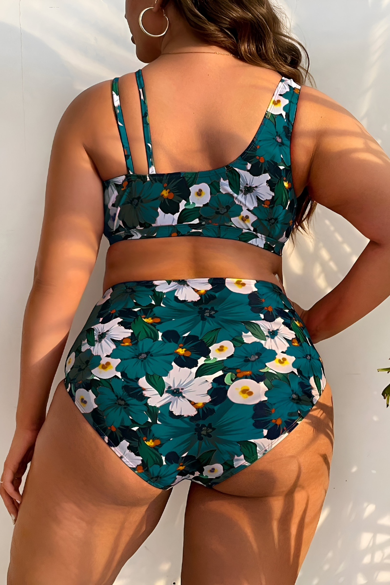 Nela™ | Plus Size Stretchy Tummy Control Bikini