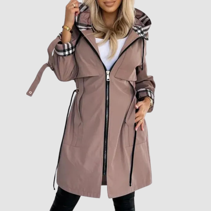 Joyce™ | Waterafstotende Regenjas met Capuchon en Rits