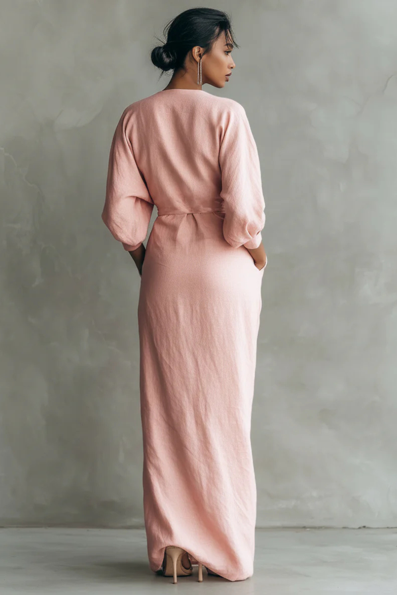 Nina™ | Stijlvolle Wikkel Maxi Jurk