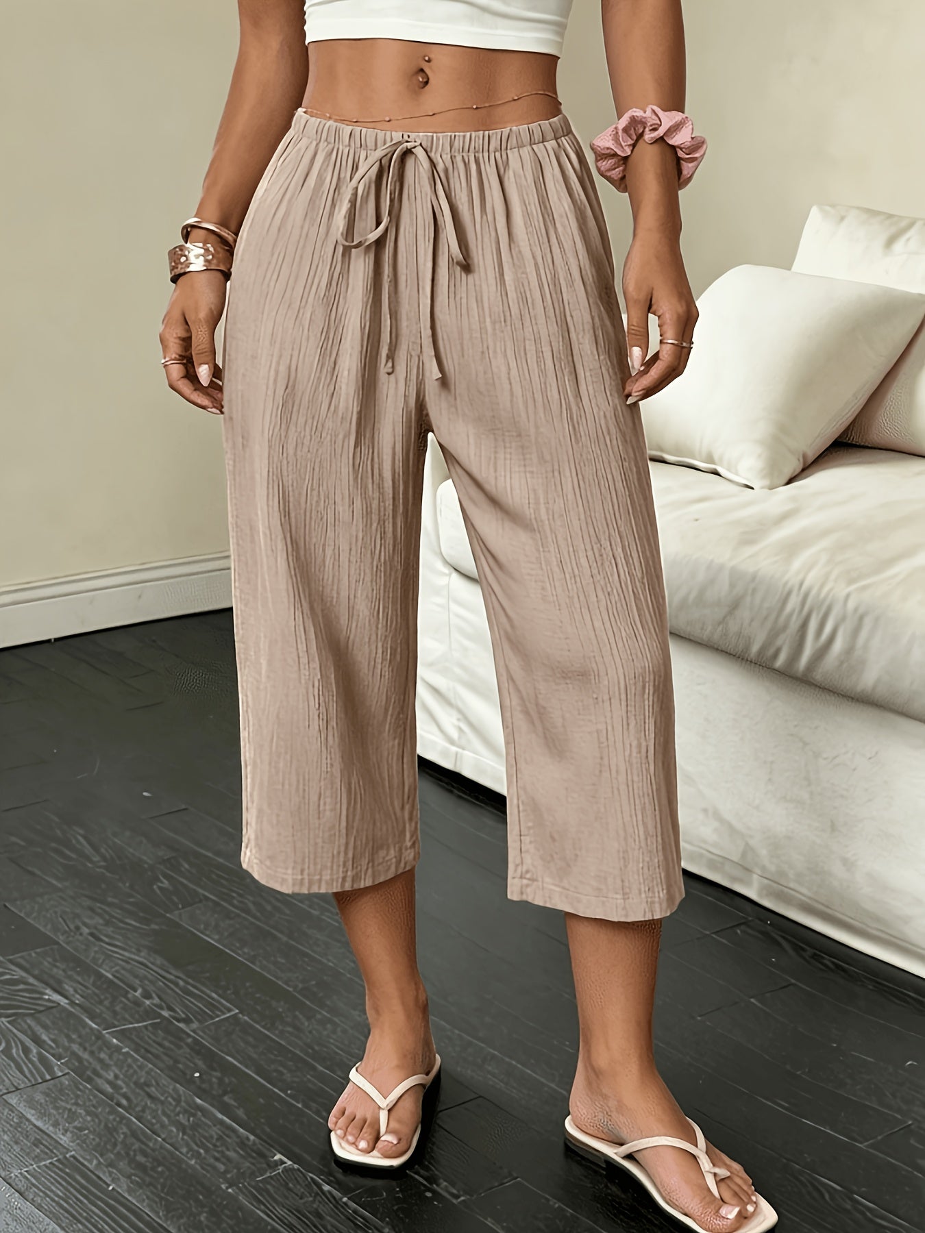 Faye™ | Comfortabele Cropped Broek