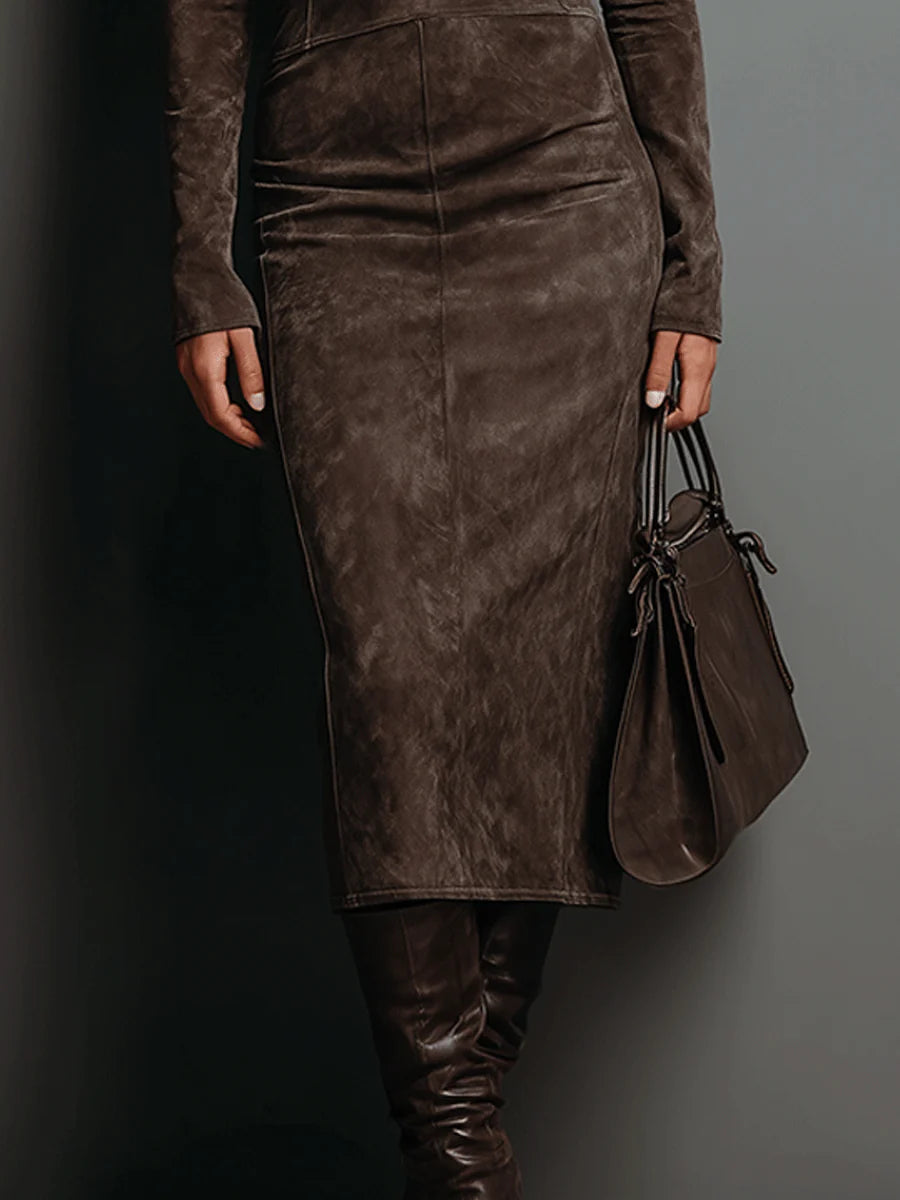 Naya™ | Elegante Getailleerde Midi Jurk