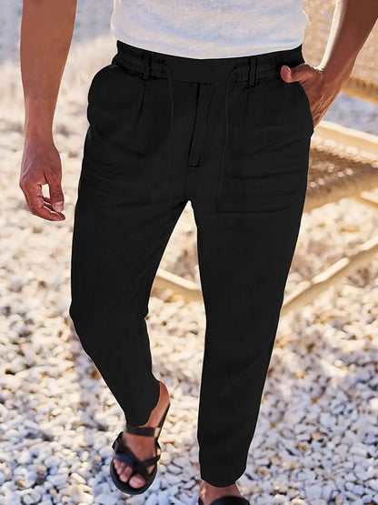 Rens™ | Casual Broek Met Koord