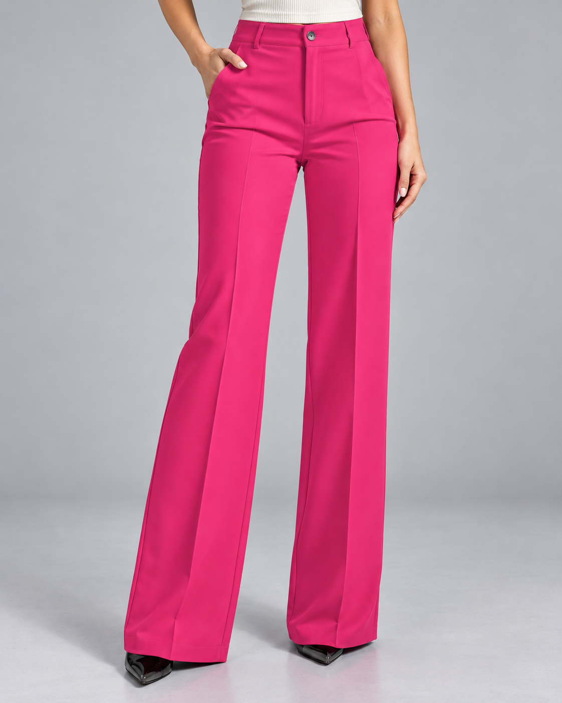 Danielle™ | Comfortabele Broek met Hoge Taille en Wijde Pijpen