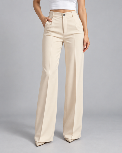 Danielle™ | Comfortabele Broek met Hoge Taille en Wijde Pijpen