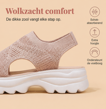 Maris™ | Ademende Plateau Sandalen