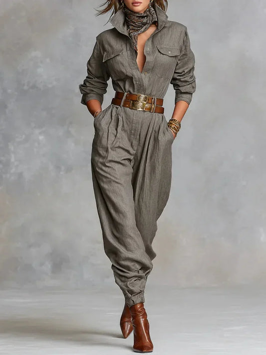 Zuri™ | Elegante Getailleerde Jumpsuit