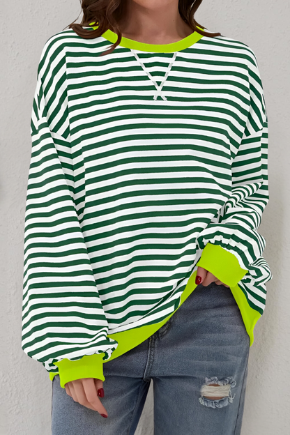Mae™ | Gestreepte sweatshirt