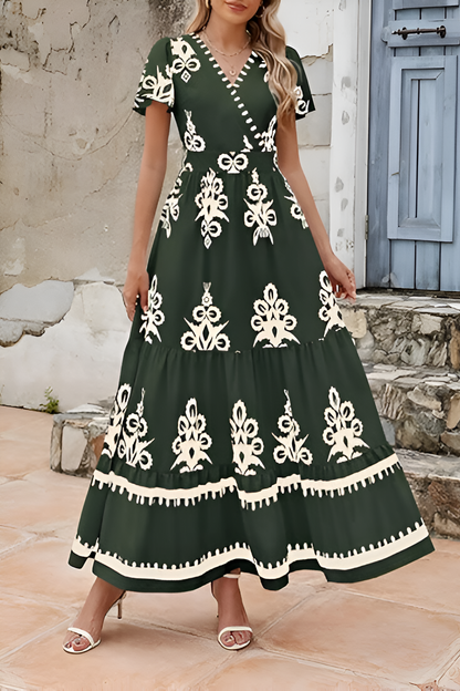 Lisa™ | Boho Mouwloze Maxi-jurk