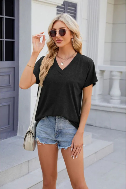 Lumi™ | Casual V Hals Losse Blouse