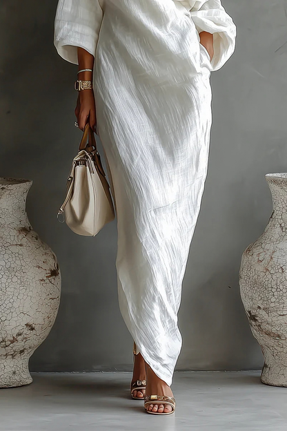 Alva™ | Elegante One Shoulder Maxi Jurk