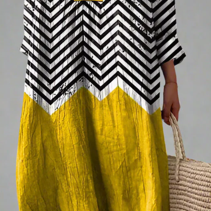 Rila™ | Chique Boho Midi Jurk