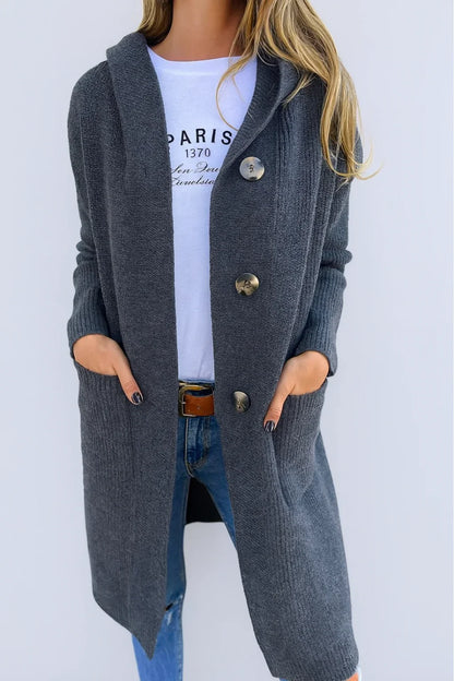 Sola™ | Elegante cardigan met capuchon