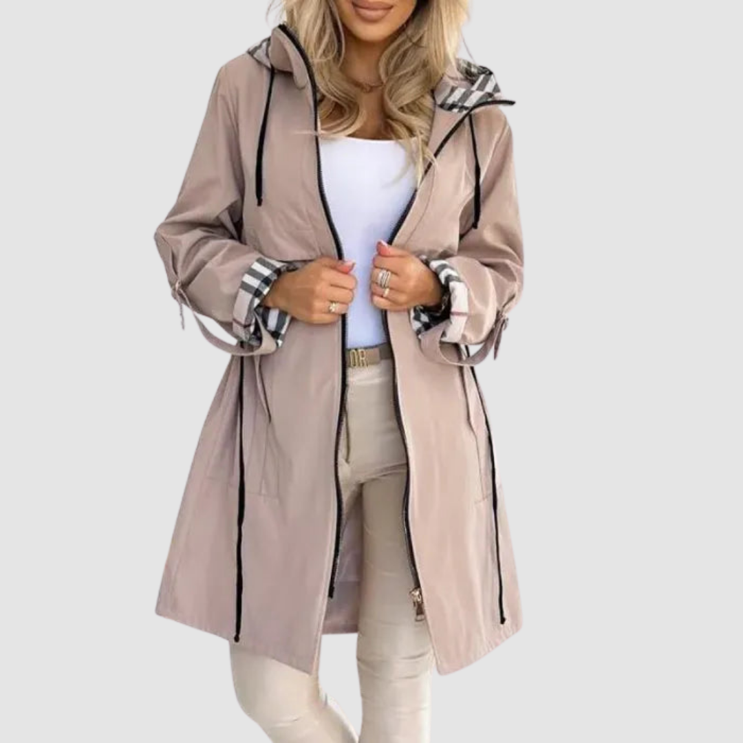 Joyce™ | Waterafstotende Regenjas met Capuchon en Rits 2