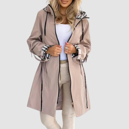 Joyce™ | Waterafstotende Regenjas met Capuchon en Rits 2