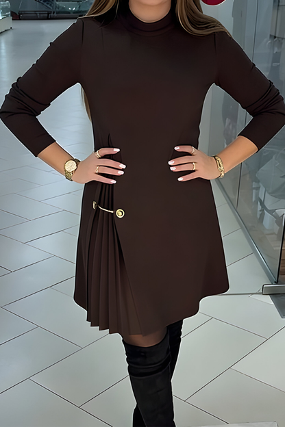 Cora™ | Elegante Geplooide Minijurk