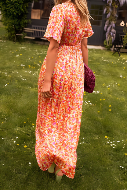 Ava™ | V-hals Maxi-jurk