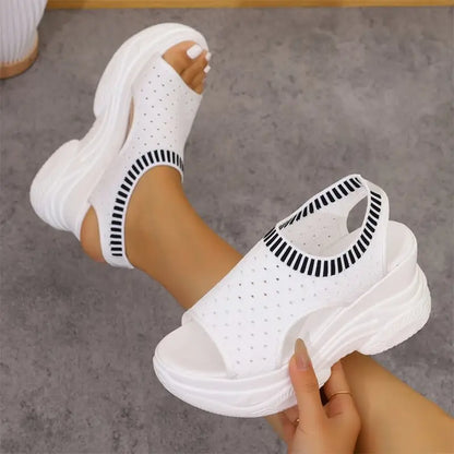 Julia™ | Comfortabele Platform Sandalen