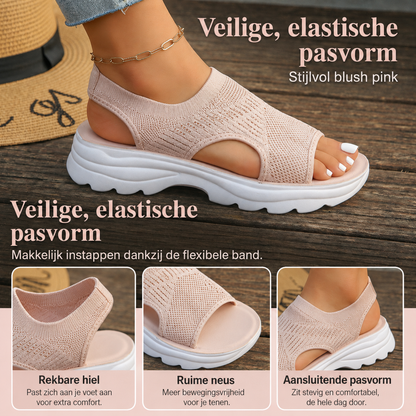 Maris™ | Ademende Plateau Sandalen