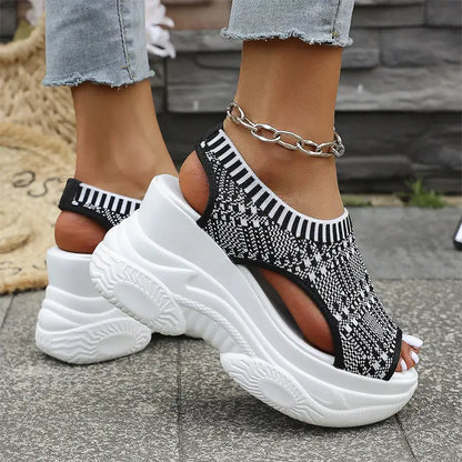 Julia™ | Comfortabele Platform Sandalen