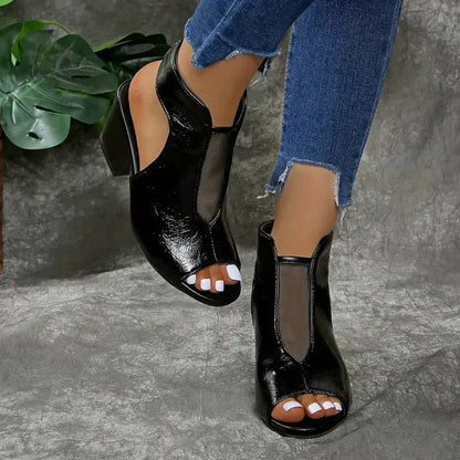 Olin™ | Elegante Leren Hakken
