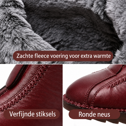 Florence™ | Orthopedische Leren Enkellaarsjes Met Rits