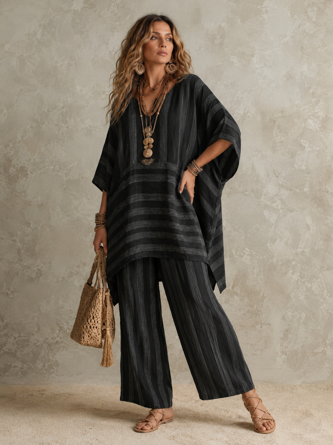 Anna™ | Bohemian Linnen 2-Delige Set