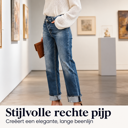 Lora™ | Flatterende Stretch Jeans Met Hoge Taille