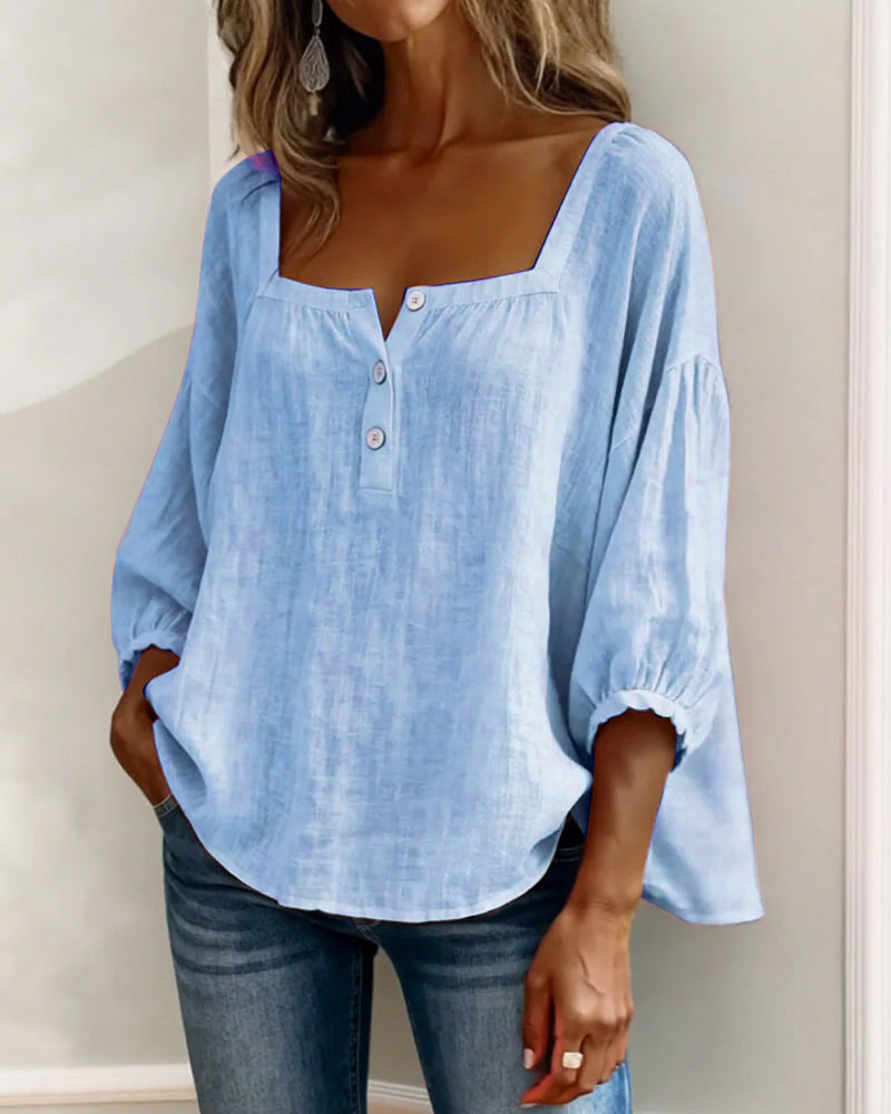 Lumi™ | Casual Knoop Blouse