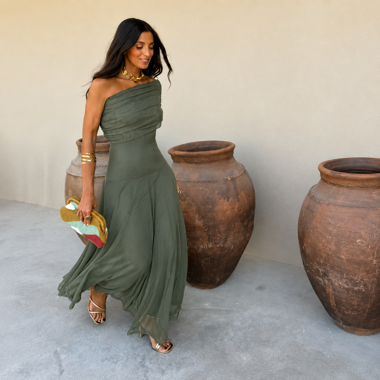 Jolie™ | Flatterende Maxi Jurk
