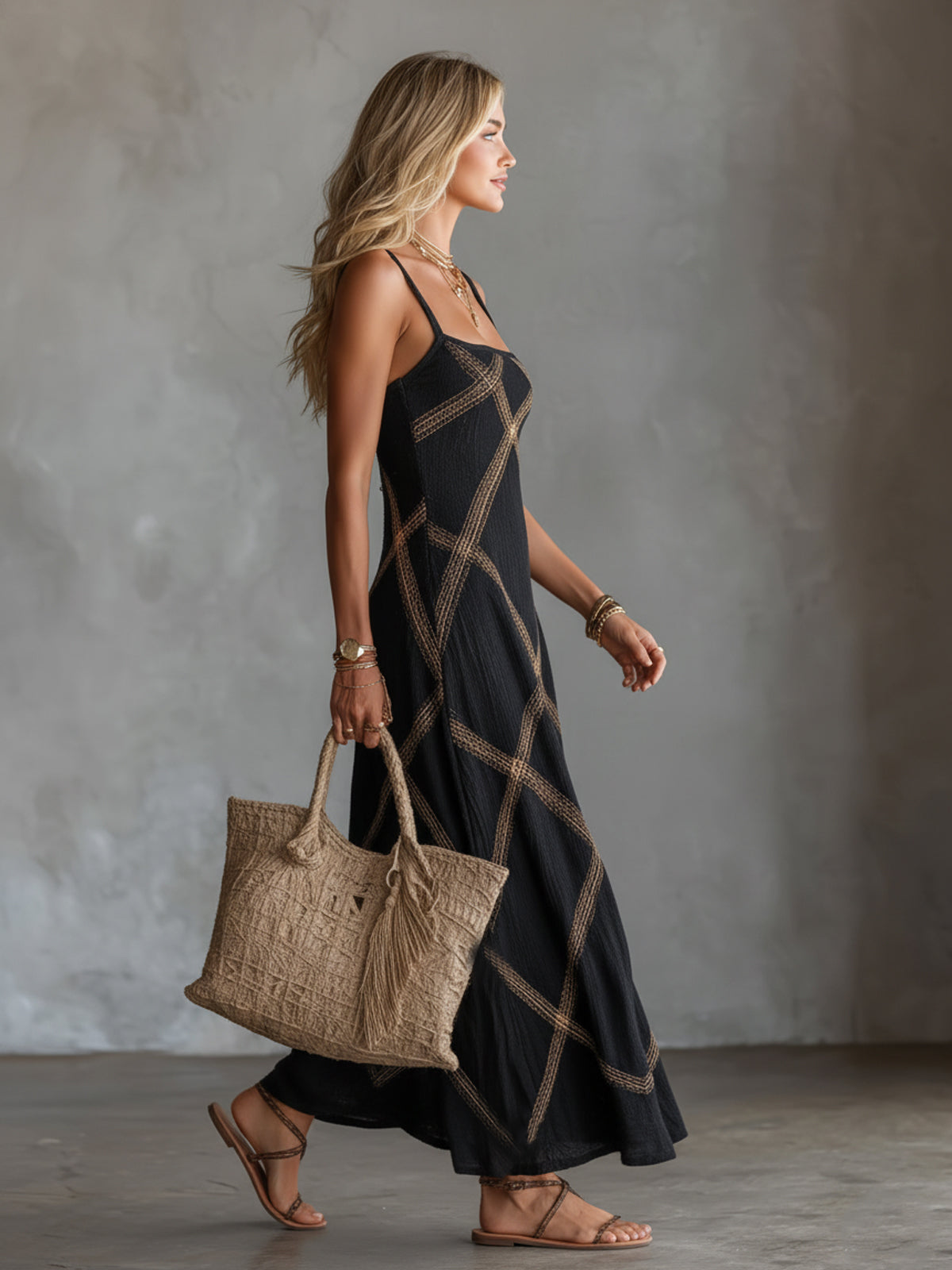 Zafira™ | Elegante Jumpsuit Met Wijde Pijpen En Print