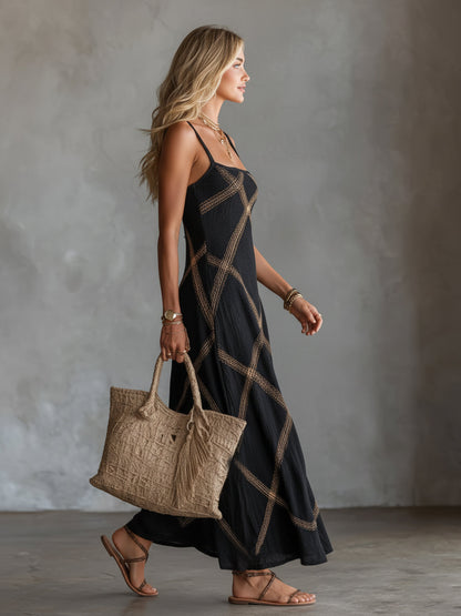 Zafira™ | Elegante Jumpsuit Met Wijde Pijpen En Print