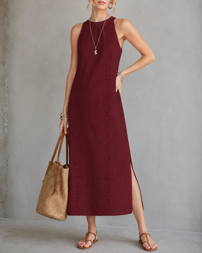 Irene™ | Elegante Mouwloze Buikbedekkende Midi Jurk