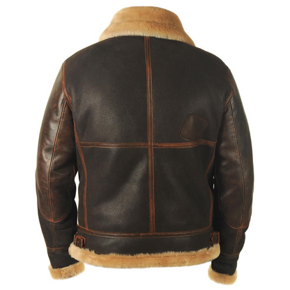 Eamon™ | Klassieke shearling aviator jas