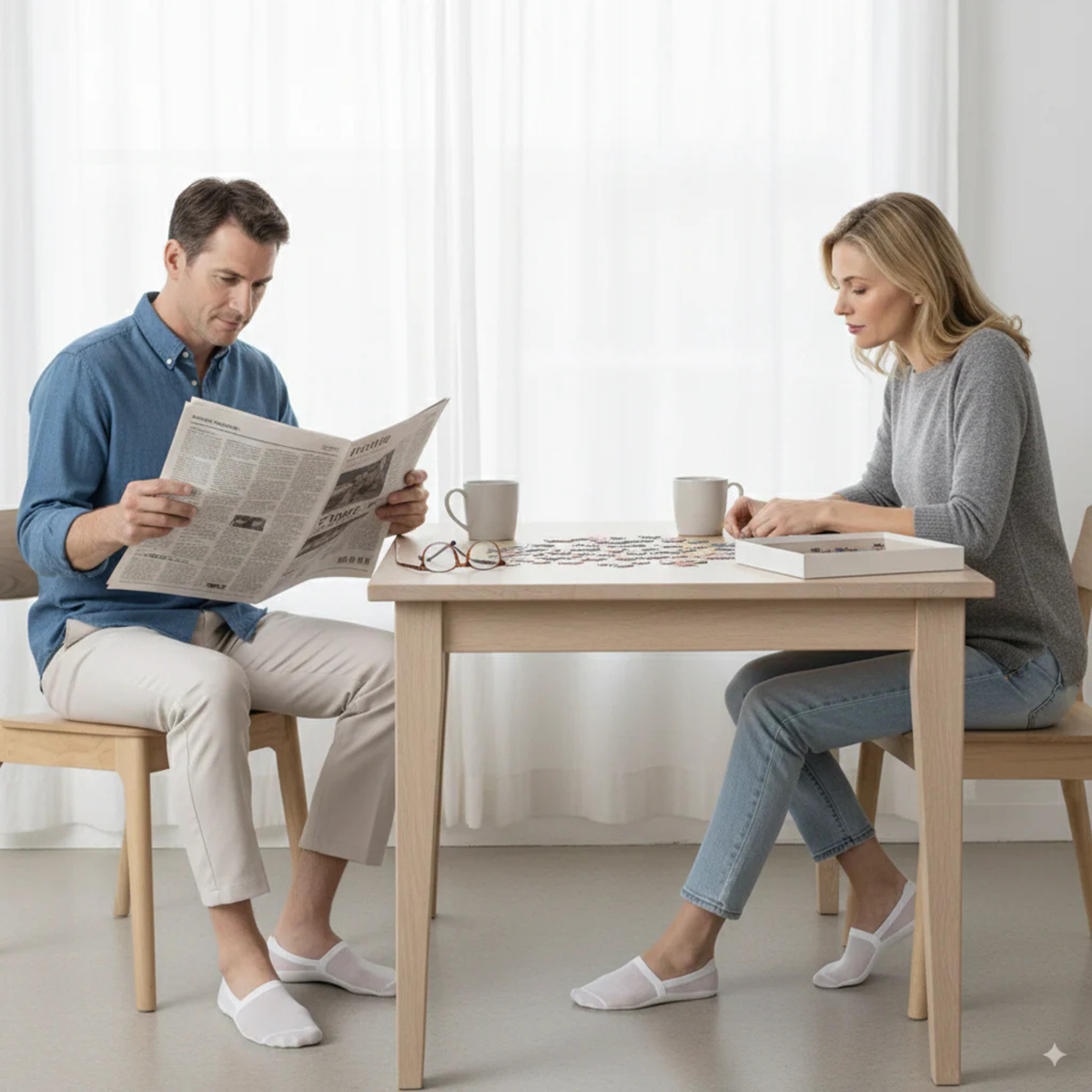 Atelier Noor Ademend Onzichtbare Comfort Sokken
