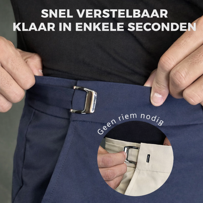 Milo™ | Stijlvolle aansluitende casual broek
